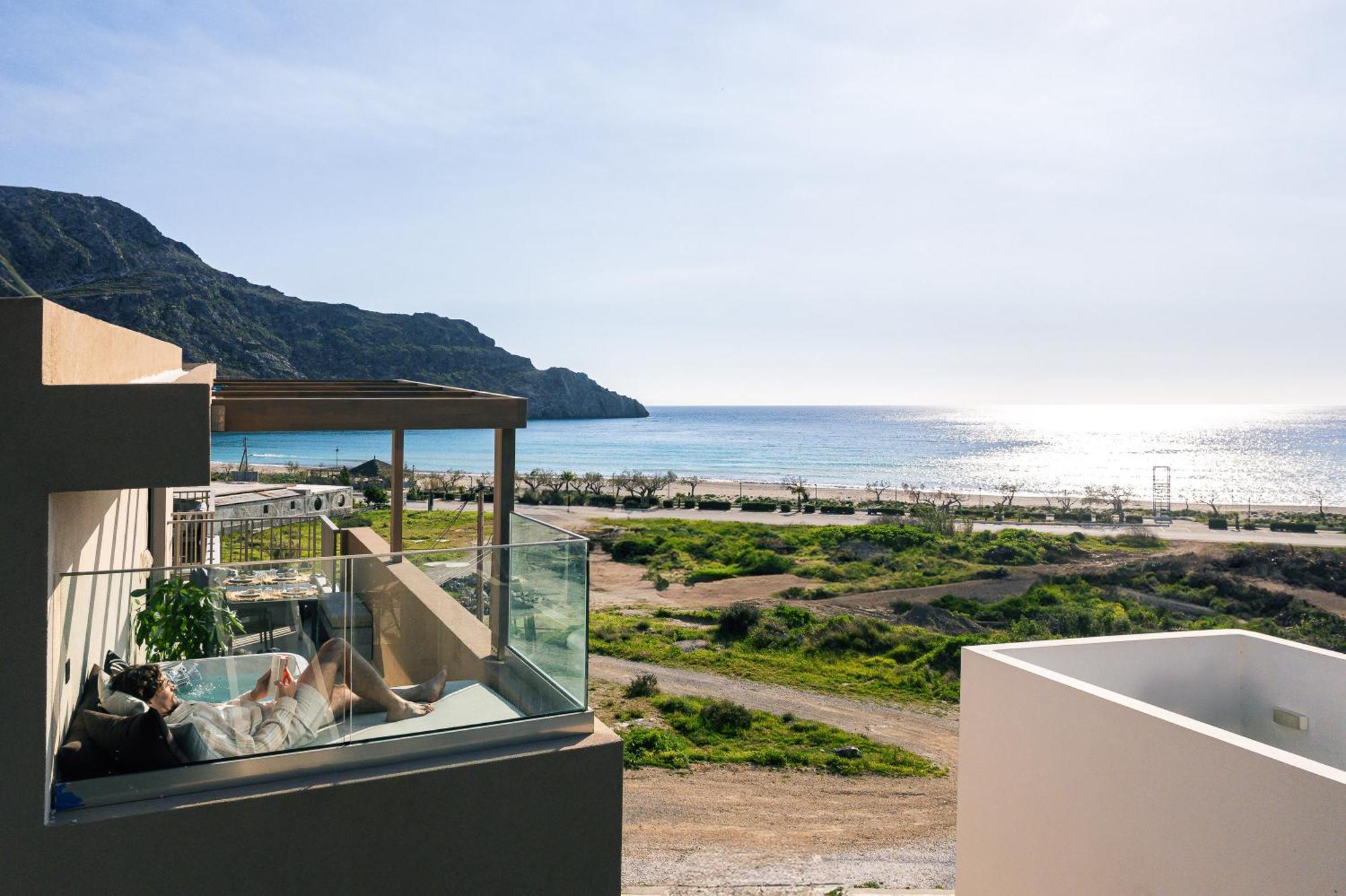 Ririka Beach Living, New Feel-At-Home Luxury Suites Plakias Exterior photo